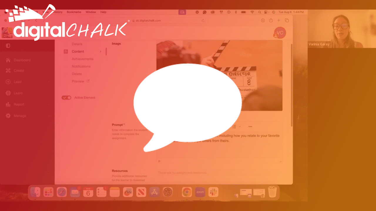 DigitalChalk: Event-based Notifications