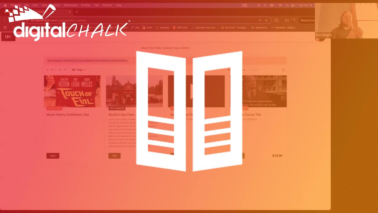 DigitalChalk Office Hours: Public Catalog Pages