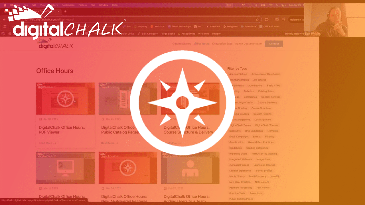 DigitalChalk Office Hours: DigitalChalk Help Center