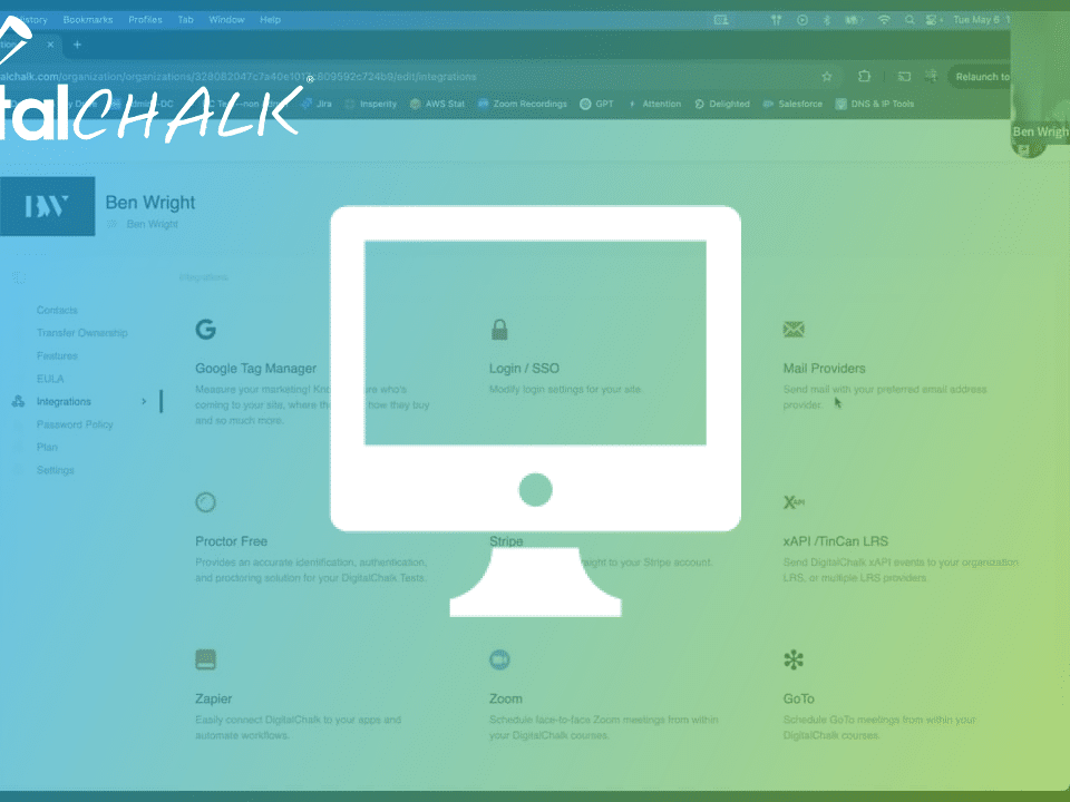 DigitalChalk Office Hours: My Organization Settings