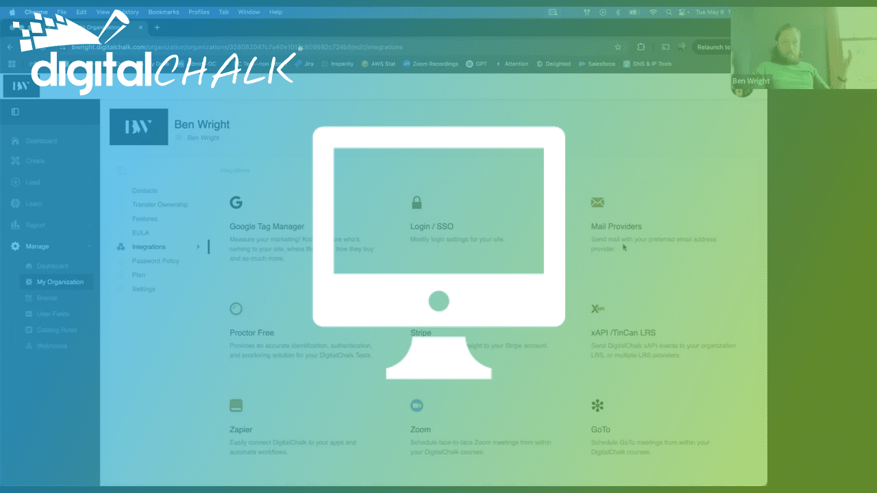 DigitalChalk Office Hours: My Organization Settings